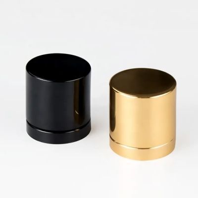 Round aluminum suface crimp perfume cap for perfume bottle cap manufacturer
