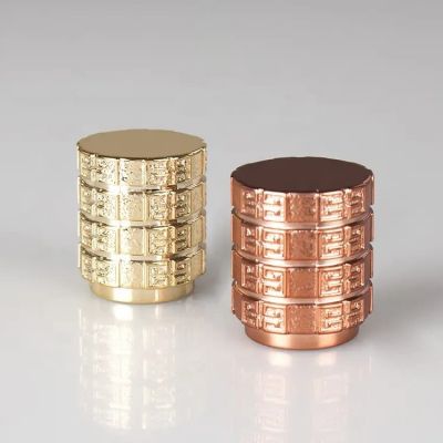 zamac perfume bottle cap with zinc alloy metal