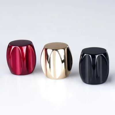 Color can be chosen zamac perfume bottle cap for custom