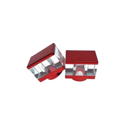 Parfum bottle cap shiny red luxury rectangle perfume cap