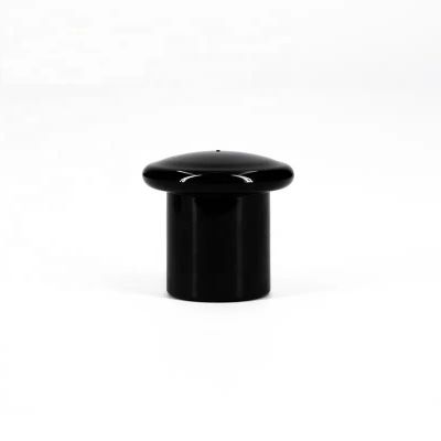 Black mushroom shape plastic perfume cap perfume bottle cap lids closures luxury bottle caps perfume packaging