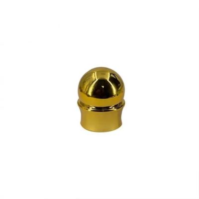 Manufacture Custom Round Ball Metal Gold Perfume Cap