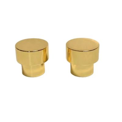 Non Spill Gold Luxury Fea15 Perfume Bottle Cap Smart Lids Zamac Perfume Cap