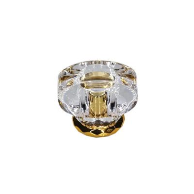 Custom design cosmetic luxury shiny gold crystal perfume cap closures luxury bottle caps