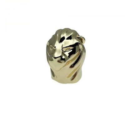 zinc alloy perfume bottle cap lion metal perfume cap for glass bottle perfume
