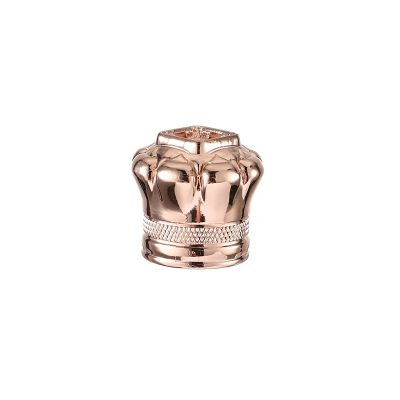 Top design Make your own brand perfume lids luxury zinc alloy bottle crown cap