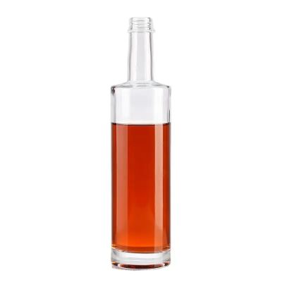 wholesale Price Customized 350 ML Spirit Square Glass Bottles for liquor