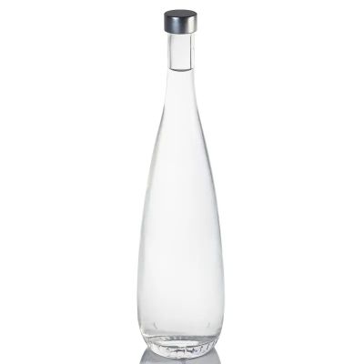 Spirits Liquor Bottles Clear Empty Whiskey Gin Vodka Glass Bottle Empty Glass Bottle with Stopper Screw Cap Cork for Gin Vodka