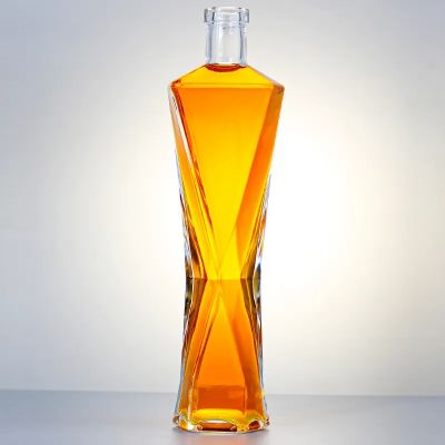 Quality Factory Direct Sales Alcoholic Whisky Bottle Vodka Gin Brandy Spirit Glass Bottle