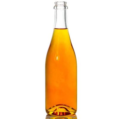 Transparent Empty Spirits Vodka Gin Champagne Liquor Glass Bottle 500ml 700ml 750ml With Screw Cap