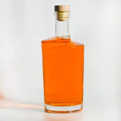 Customized Shape Empty Glass Wine Bottle 750ml Vodka Wine Whisky Tequila Bottle Glass Liquor Bottle