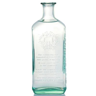Customized Liquor Spirit XO Glass Bottle 750ml Unique Glass Bottle Red Wine Beverage Bottle