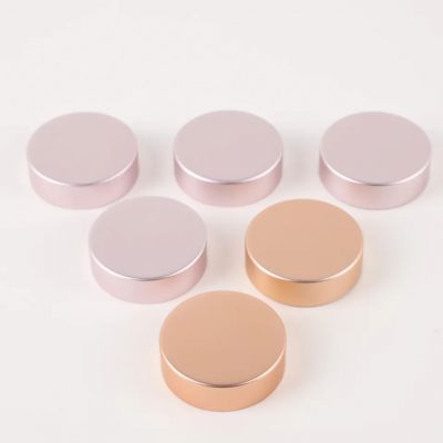 43-400 cream caps silver gold metal lid with liners aluminum screw caps for jar