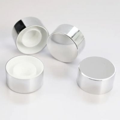 24/410 Silver Screw Lid Cosmetic Bottle Cap Lids Caps Closures Custom Color Logo