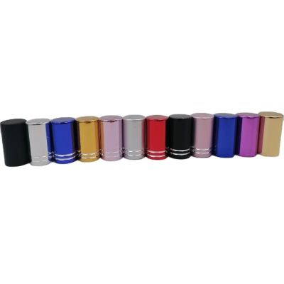 aluminum screw cap for empty eyelash glue or nail polish bottle