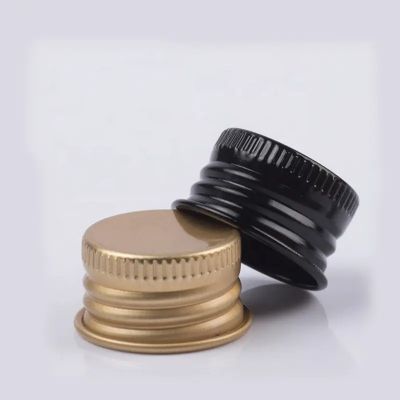 24mm 28mm 24/410 28/410 aluminum rose gold silver black silver metal screw cap for bottle