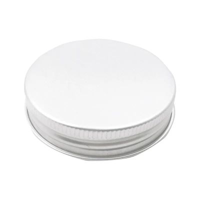 Screw metal cap 89 mm 90 mm silver color screw aluminium tin cap metal aluminium lid for glass bottle and plastic jar