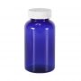 625ml black blue clear plastic capsule bottle gummy candy calcium dry flower tea bottle protein powder jar with CRC lid