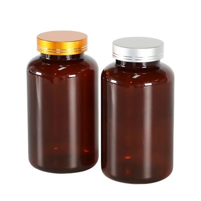 Custom 500cc Biodegradable packaging PET Plastic Bottle for pill bottle gummy vitamins Healthcare Supplement container