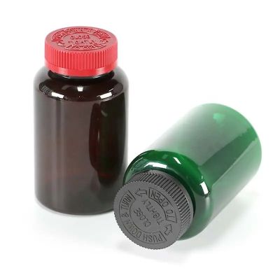 300ml clear pet plastic capsule bottle empty supplement calcium pills tablet bottle gelatin capsule container