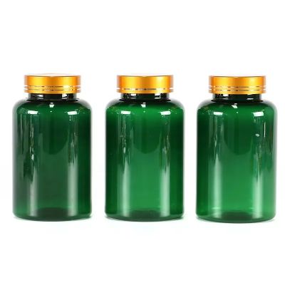 300ml PET plastic vitamin pills bottle screw cover for pills tablets healthcare packaging bottle