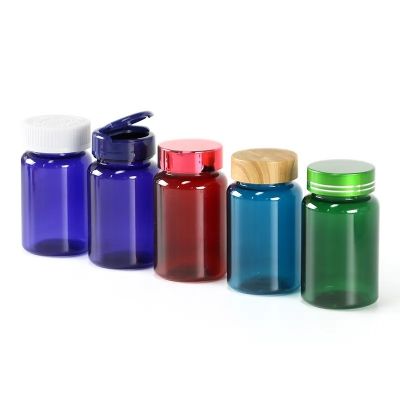 Plastic Bottles for Solid Medicine Pills Capsule Tablet Body Health Supplement Bottle Container High Grade Vitamin Box