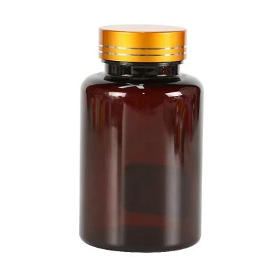 hot selling tablet bottles vitamin pills healthcare packaging bottle calcium capsule jars with silvery lid