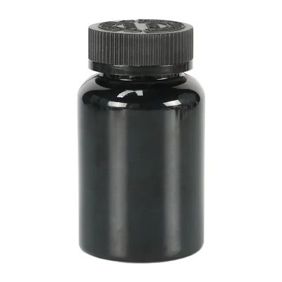 empty plastic vitamin bottle 150ml black green red capsules jars healthcare supplements calcium containers