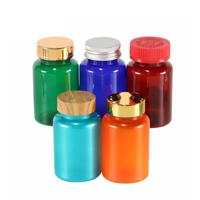 Empty 120ml Medicine Pill Plastic Bottle With Screw Cap