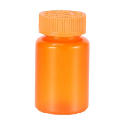 120ml food grade pet plastic bottle empty vitamin calcium container with screw cap healthcare supplement jar for pills