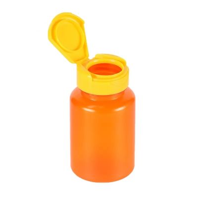 60cc 100cc 120cc Black Amber Blue Green Plastic Vitamin Bottle Medicine Pill Jar With Tear Off Caps
