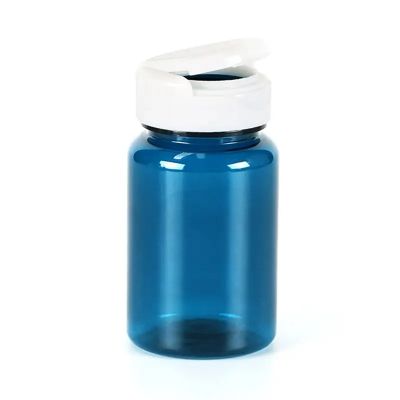 100ml plastic healthcare container specifications wholesale price plastic pill bottles vitamin calcium jars with flip top cover