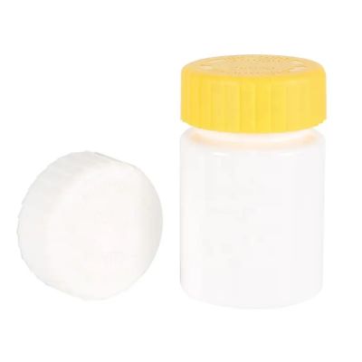 80ml promotional pet plastic bottles capsules tablet pills jars vitamin supplement containers with electroplated cover