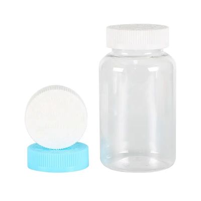 400ml Clear Wholesale Empty Bottle Pet Capsule Plastic Bottle On Seal Vitamin Bottles Containers With CRC Cap