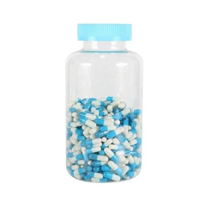 750ml Custom Transparent Empty Clear Pet Plastic Medicine Pill Packing Capsule Bottles With Child Proof Resistant Screw Cap