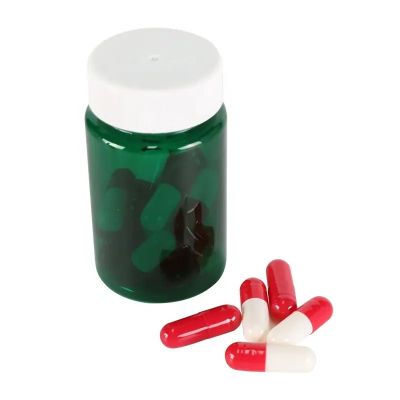 Green Custom Plastic Capsule Pills Bottle PET 60ml Vitamin Bottles With Screw Cap Reasonable Price Calcium Container