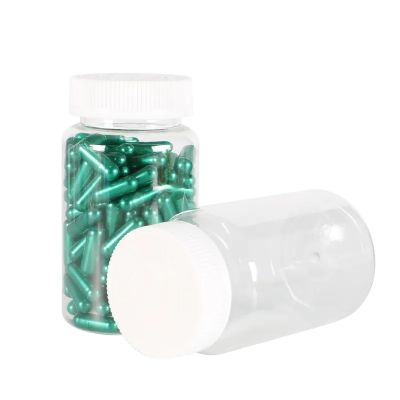 Empty Plastic Pill transparent clear Container Medicine Vitamin Capsule Supplements Plastic Pet Capsule Bottle