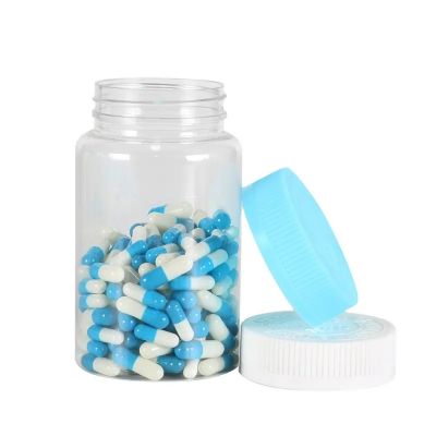 Wholesale Custom 250ml Transparent Empty Storage Cosmetic Child Proof Resistant Pet Plastic Bottles With Screw Cap
