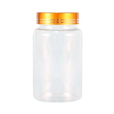 250ml satisfied quality empty plastic pill bottle capsule tablet healthcare supplement packaging with screw cap