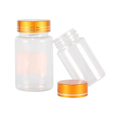 100ml 120ml 150ml 200ml Pet Pill Capsules Plastic Packaging And Wholesale Factory Luxury Plastic Bottle With Aluminum Cap