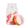 80ml Pill Bottle Plastic Bottle Empty Capsules Bottle for Liquid Solid Powder Tablets With Aluminum Cap