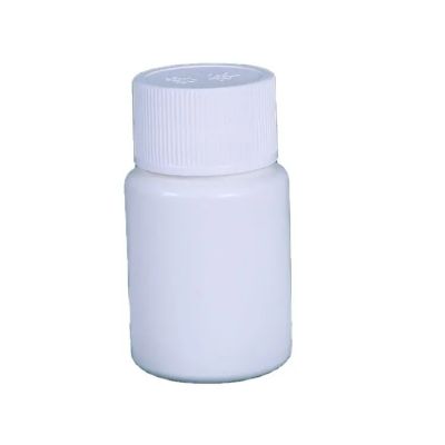 White Custom 50ml 100ml 150ml Pill Bottles Capsule Bottle Pet Plastic Screen Printing Hdpe Bottle