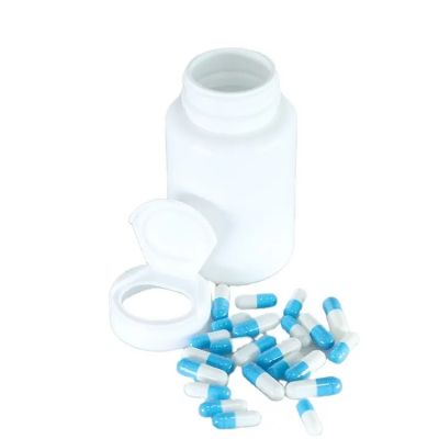 Wholesale Custom Empty 100ml 120ml 150ml 200ml White Hdpe Plastic Bottle Plastic Empty Pill Vitamin Bottles With Flip Cap