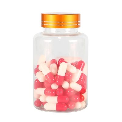 Clear Amber Pet Pharmaceutical Pill Medicine Custom Print Capsule Bottles Plastic Vatimin Bottles Drug Supplement Pill Bottle