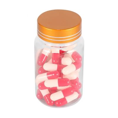 100ml 120ml 150ml Frosted Round Bottles Pharmaceutical Pill Bottle Medicine Capsule Pill Bottles With Metal Cap