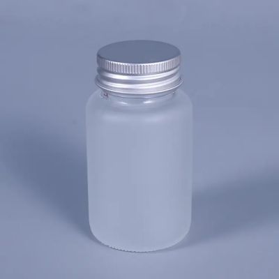 100ml 200ml Empty Pet Pill Capsules Bottles Plastic Packaging And Wholesale Factory Luxury Plastic Bottle With Aluminum Cap