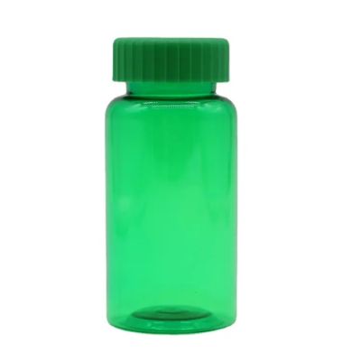 green 150ml hot sale custom bottle with screw cap healthcare supplement vitamin bottles for pills candy capsules