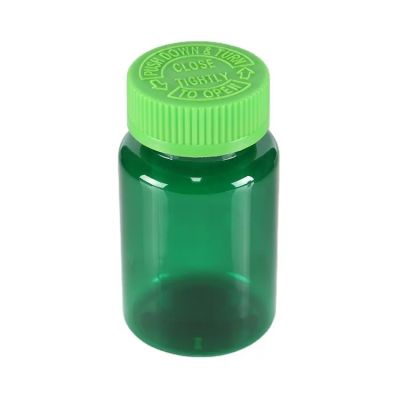 Custom Blue 120ml Plastic Medicine Bottle Vatamin Supplement Capsule Bottles 150cc Plastic Pill Bottle With Crc Lid