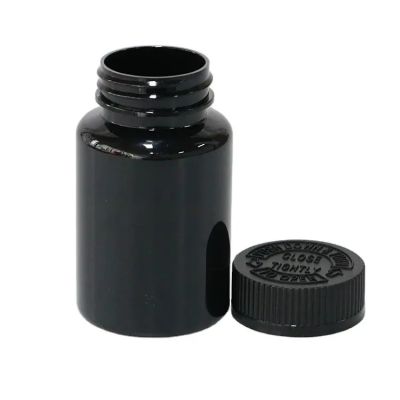 Reasonable price plastic vitamin supplement bottles healthcare pills capsules container with CRC cap custom storage for calcium