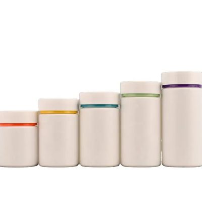 Wholesale Pill Capsule Jar Container 100ml 150ml 200ml 250ml Pet Plastic Vitamin Capsule Bottle With Customized Cap